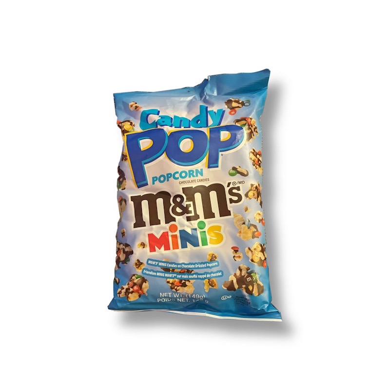 Candy Pop M&M Minis Popcorn 149g – Isle Love Sweets